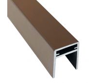 П-профиль алюминиевый 35x25 Венге П-профиль алюминиевый 35x25 Венге