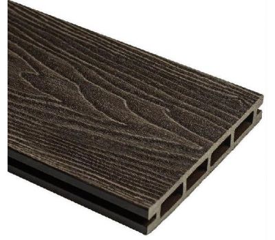 Террасная доска ДПК (Middle) Esthetic Wood шовная с 3D тиснением Венге от производителя Holzhof по цене 606 р Террасная доска ДПК (Middle) Esthetic Wood шовная с 3D тиснением Венге от производителя Holzhof по цене 606 р