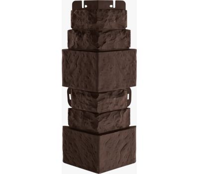 Угол наружный Кирпич антик Агра ЭКО Коричневый от производителя  Альта-профиль по цене 369 р