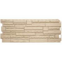 Фасадные панели Скалистый камень ЭКО Песчаный