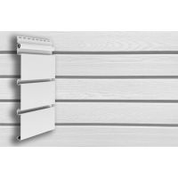 Виниловый сайдинг Архитектурный планкен Standart Белый