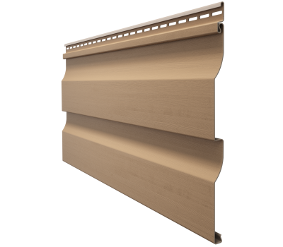 Виниловый сайдинг - серия PREMIUM D4,5D, (Корабельный брус) Капучино от производителя  Docke по цене 320 р